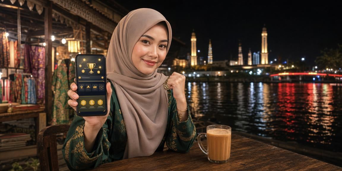 Pemain dari Kota Bharu mengakses aplikasi kasino poker vr77